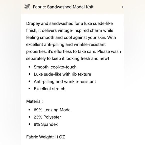 New OGL Sandwashed Crewneck Short Sleeve Tucked
Tee - Morning Mist Size S - Picture 3 of 13